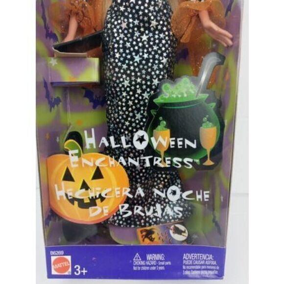Barbie Halloween Enchantress Vintage Collectable  Doll 2003 Mattel #B6269 New - Picture 12 of 16